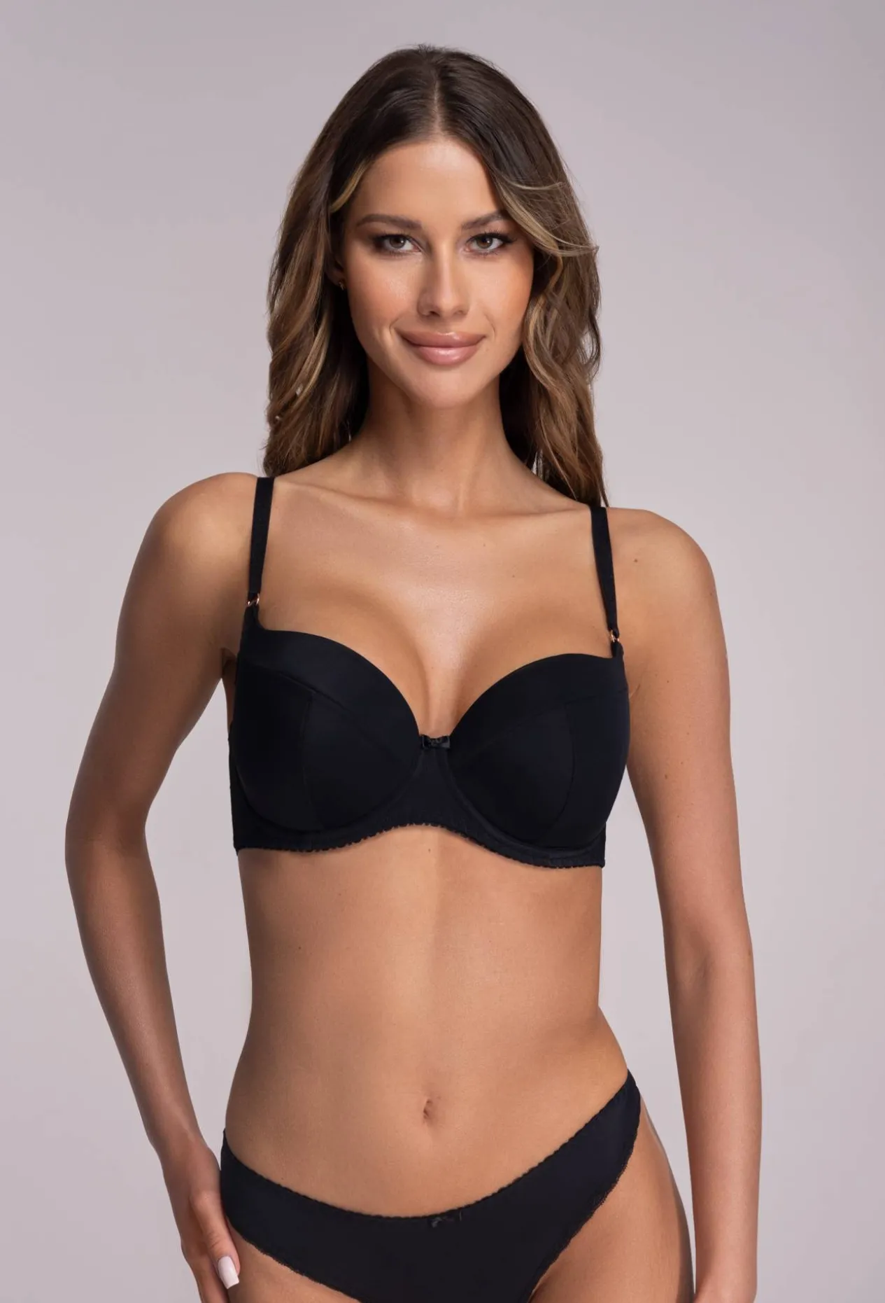 Biustonosz AV 1263 Full Cup Czarny