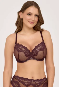 Biustonosz AV 2232 Push Up Chocolate Brown