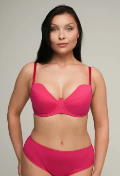 Biustonosz AV 2204 Push Up Fuchsia