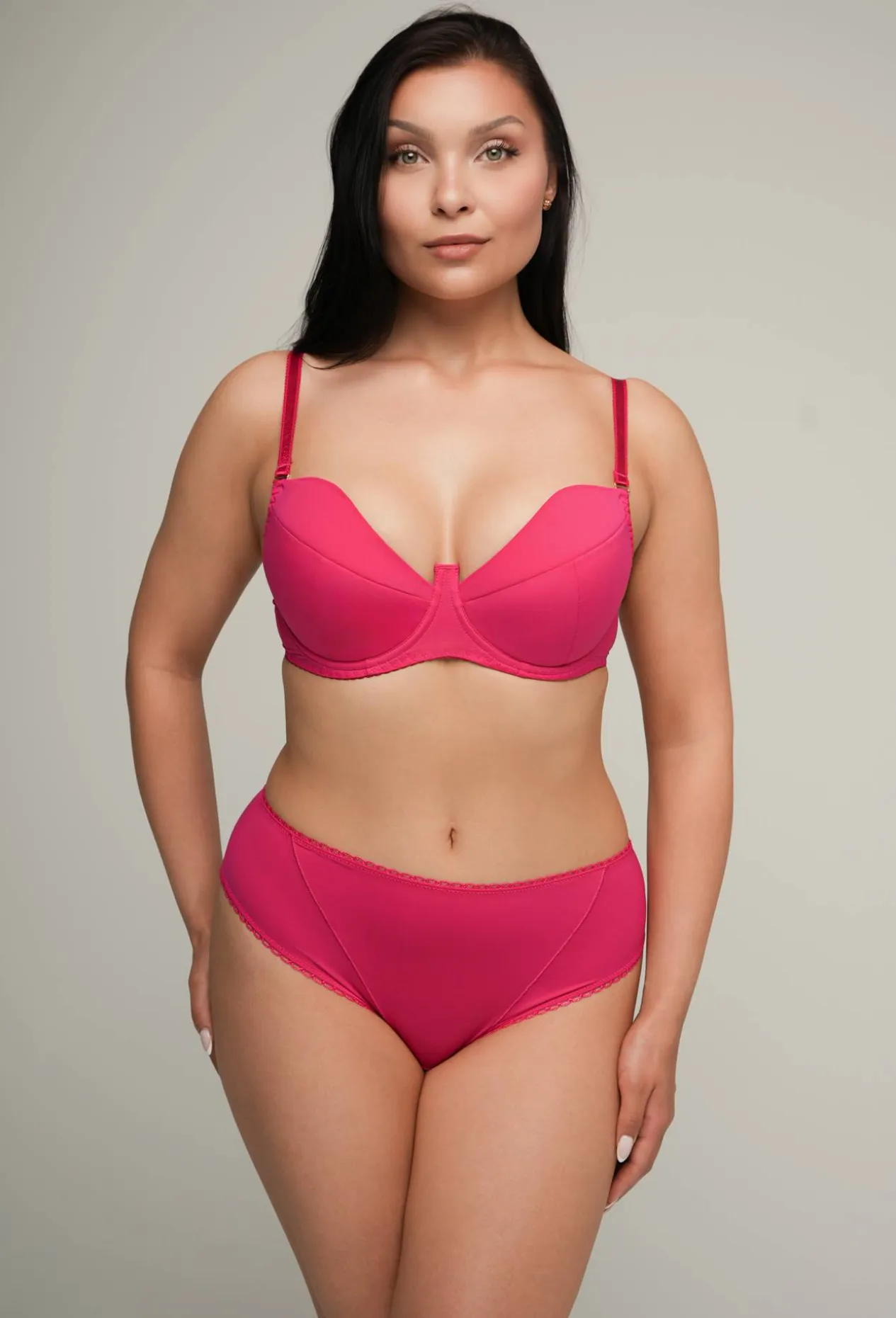 Biustonosz AV 2204 Push Up Fuchsia