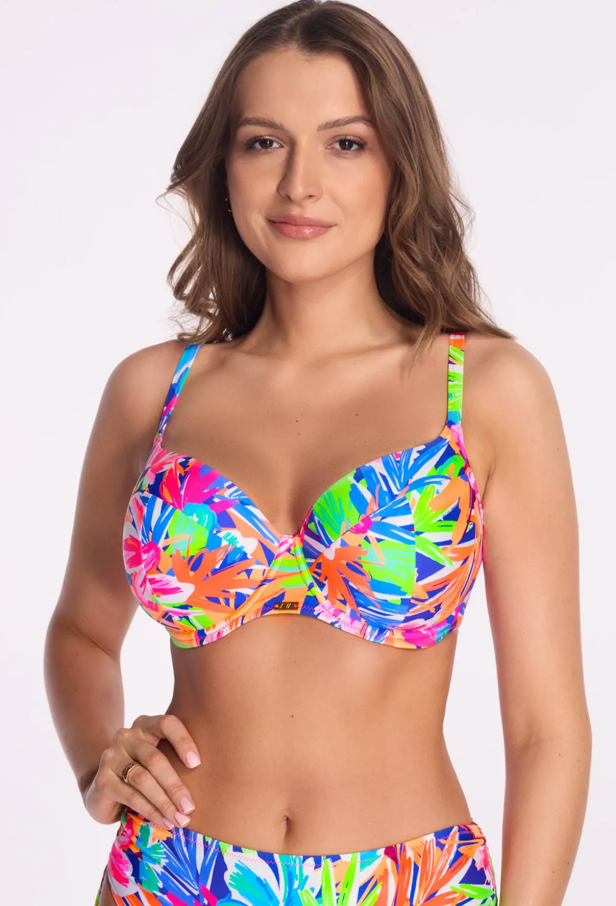 Biustonosz SK 242 Full Cup Tropical Splash