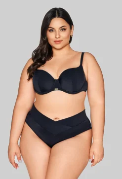 SK 313 Half Cup Black Bra