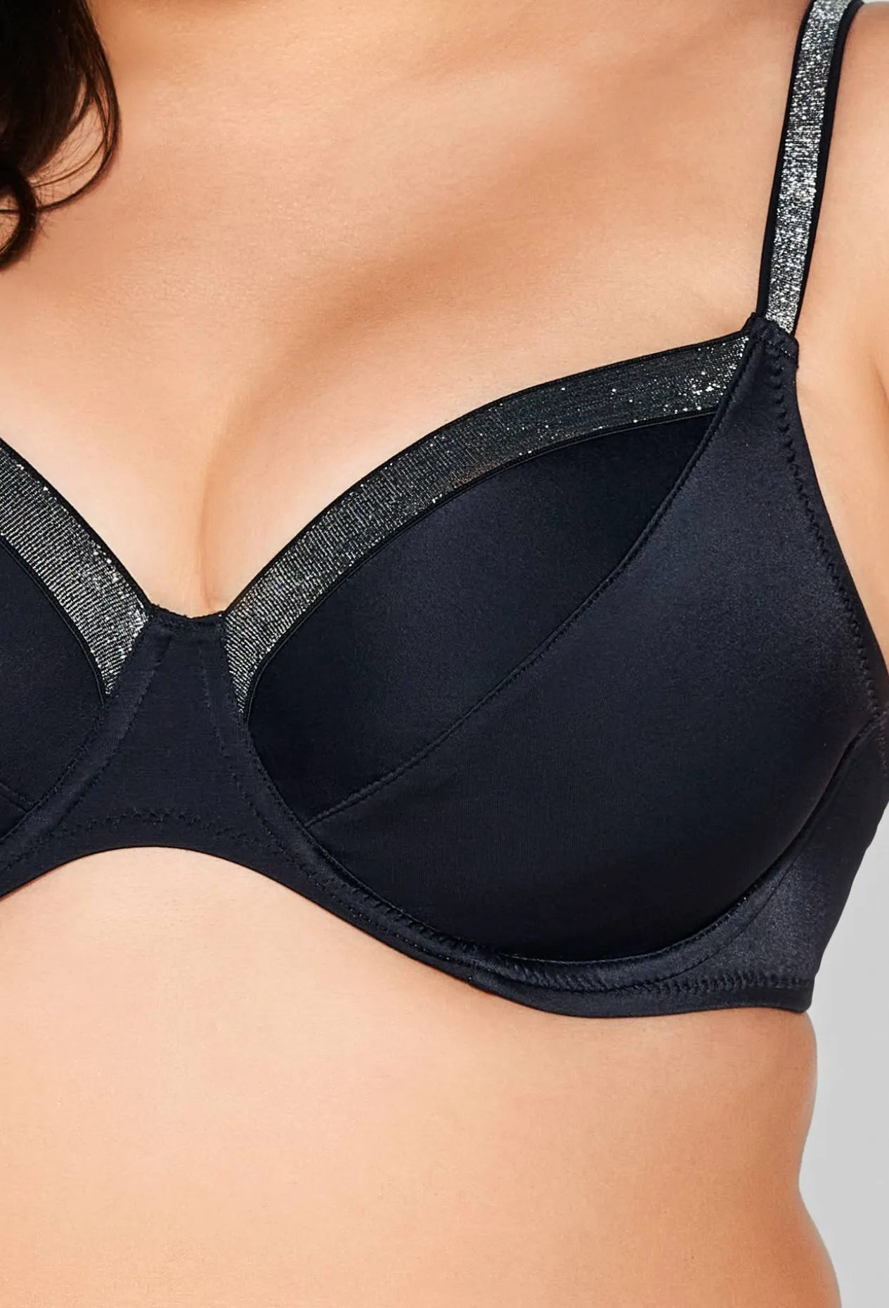 SK 225 Soft Bra Black